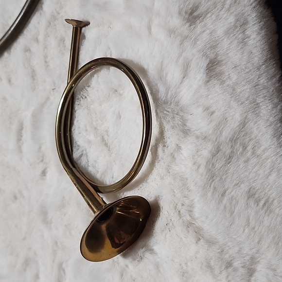 VINTAGE BRASS FRENCH HORN  BUNDLE - Picture 4 of 13